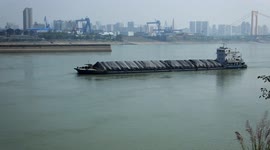 Yangtze River Shipping In Yichang, Hubei, China
