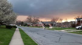 Severe Thunderstorm/Torrential Rain and Ferocious Lightning and Thunder In Frederick, MD - 3/31/2022