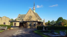 Church at the Stonefall Cemetery Harrogate North Yorkshire UK