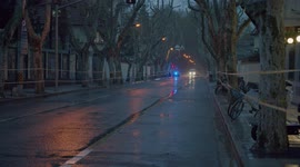 Shanghai's empty streets on the eve of lockdown