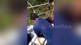 Residents perform CPR on hiker that suffered cardiac arrest in China