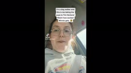 Little Cairn Terrier goes nuts for donuts and can't contain her excitement in Canada