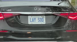 A personalized Florida license plate tells a lot about a person!!!
