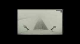 Always slow down while driving in harsh climate#dashcam