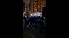 Residents of a lockdown area of Pudong in Shanghai, China demonstrated to protest against the lack of food.