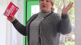 Emily Thornberry MP talks about the forthcoming local elections at an event in Lambeth