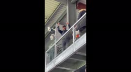 Wrexham AFC fans chant 'There’s only one Ryan Reynolds' during his surprise visit
