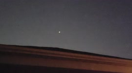 Unknown flash near ISS