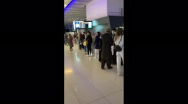 Long queues at Manchester Airport as airlines cancel over 200 flights