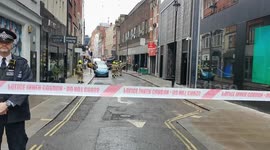 Large gas leak on Poland Street in Central London