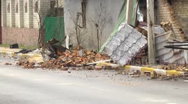 Irpin man who traveled 60 kilometers by bike to carry fuel for bakery shows hope and destruction in his city