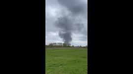 UK: Fire Erupts At Garage In Southall, Near Heathrow Airport 2