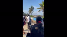 People return to Colombo after curfew in Sri Lanka