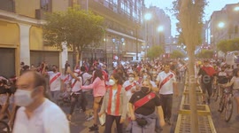 Peruvians take to streets of Lima to protest against President's Castillo's lockdown