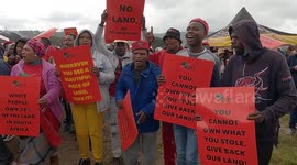 Julius Malema and EFF march to offices of South Africa’s richest man demanding he hand over his land