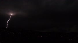 Drone captures amazing lightning strikes in Tennessee