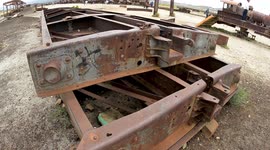 The train cemetery in Bolivia in the vicinity of the salar de uyuni