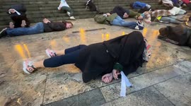 Georgia: Protest Against Bucha Massacre By Russia Held Outside Parliament In Tbilisi