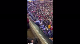 BarackObama  here at the Bulls game tonight