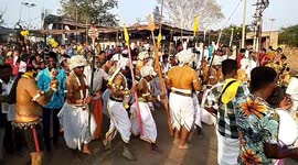 A group of men went to hunt down tigers (clad men) with weapons in South India
