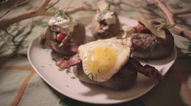 Skip the booze and get loaded with this baked potato bar