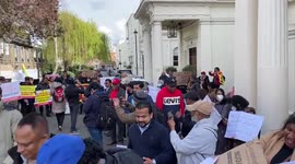 UK: ‘Go Home Gota’ Protest Demanding President’s Resignation In London
