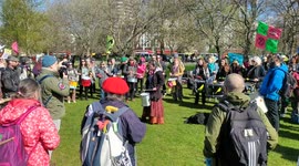 Extinction rebellion noise drums group's
