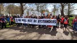 Extinction Rebellion activists gather in London to call for an end to fossil fuels