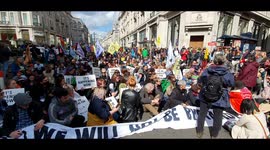 Climate activists block Regent Street