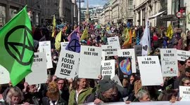 Extinction Rebellion activists block London streets