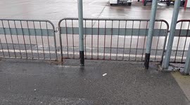 Hail stones Leeds Bradford airport West Yorkshire weather UK