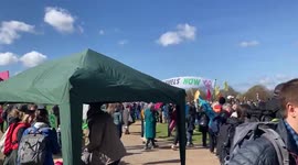 Extinction Rebellion’s End Fossil Fuel protest in London, UK
