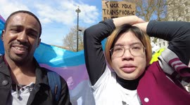 Protest against Conversion therapy is about politic and religion used Transgender is a scapegoats, London, UK