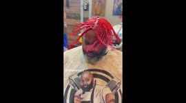 Instagram star creates bizarre FOOD-THEMED hair style using strawberry laces