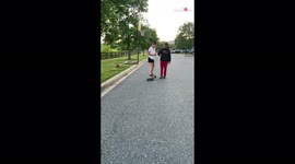 'Maryland woman finds out the hard way that electric skateboards don't stop for anyone '
