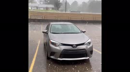 US: Large Hail Pelts Western Arkansas Amid Tornado Warning 2