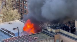 Several injured in major Vancouver, Canada fire