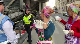 Extinction Rebellion activists cause chaos at Lloyd's of London office