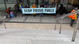 Extinction Rebellion activists cause chaos at Lloyd’s in City of London