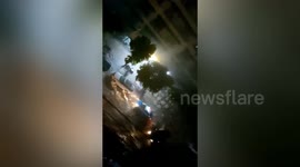 Twenty injured as torrential rain and strong winds batter south Chinese county