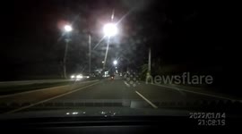 CLOSE CALL: Truck pulls out in front of driver forcing him to slam brakes on (Dashcam Video)