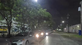 Line of cars queued up for Astros ticket giveaway in Houston by Mattress Mack of Gallery Furniture