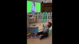 'Delightful baby boy giggles his heart out while watching his favorite YouTuber '