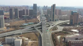 Empty Roads Amid Lockdown In Changchun City, China