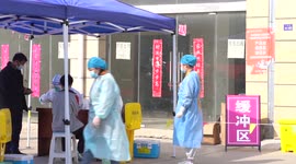 Mass Citizens Receive Nucleic Acid Test In Suqian City, China