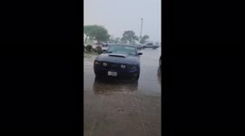 Tornado-producing storm unleashes 'marble-sized' hail on Texas