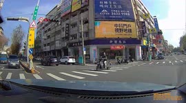 CLOSE CALL: Moped rider almost gets hit by car after pulling away from A parking space (Dashcam Video)