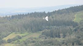 Royal Air Force fighter jets seen whizzing around Dartmoor National Park