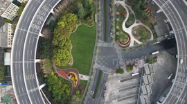 Drone Footage Of Shanghai Nanpu Bridge In Shanghai, China