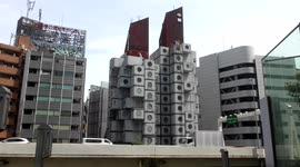 Demolition of Tokyo's iconic Nakagin Capsule Tower officially kicks off